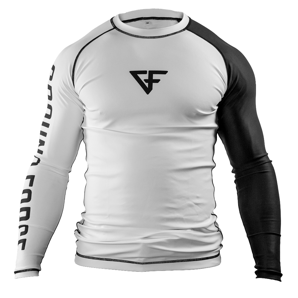 Rank Rash Guard Long Sleeve Black