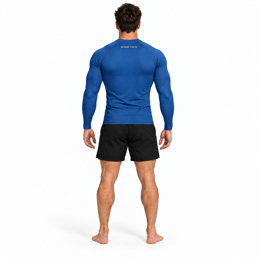 Bamboo Rashguard – Long Sleeve – Ocean Blue