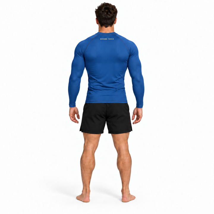 Bamboo Rashguard – Long Sleeve – Ocean Blue