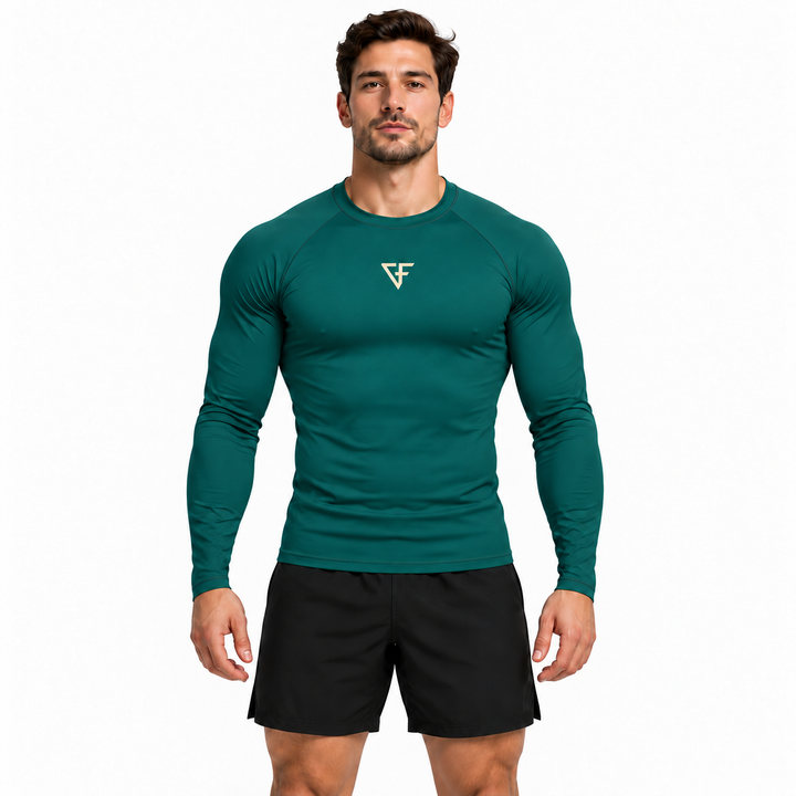 Bamboo Rashguard – Long Sleeve – Forest Green