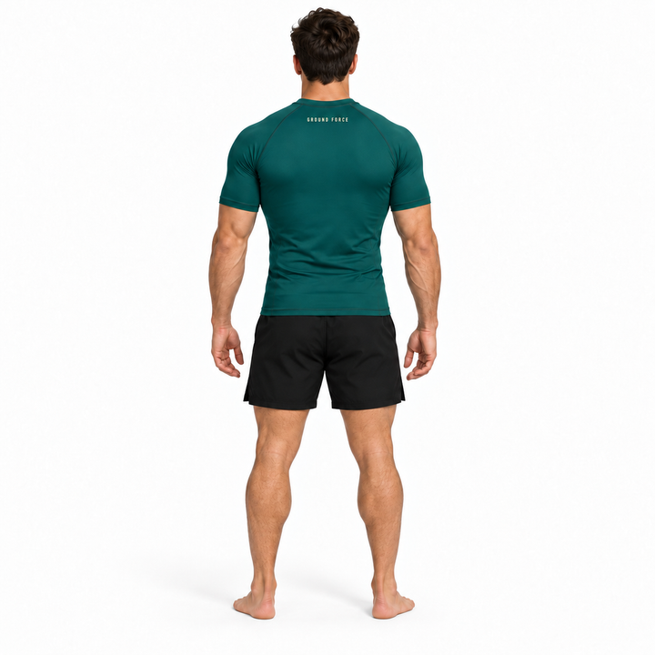 Bamboo Rashguard – Short Sleeve – Forest Green