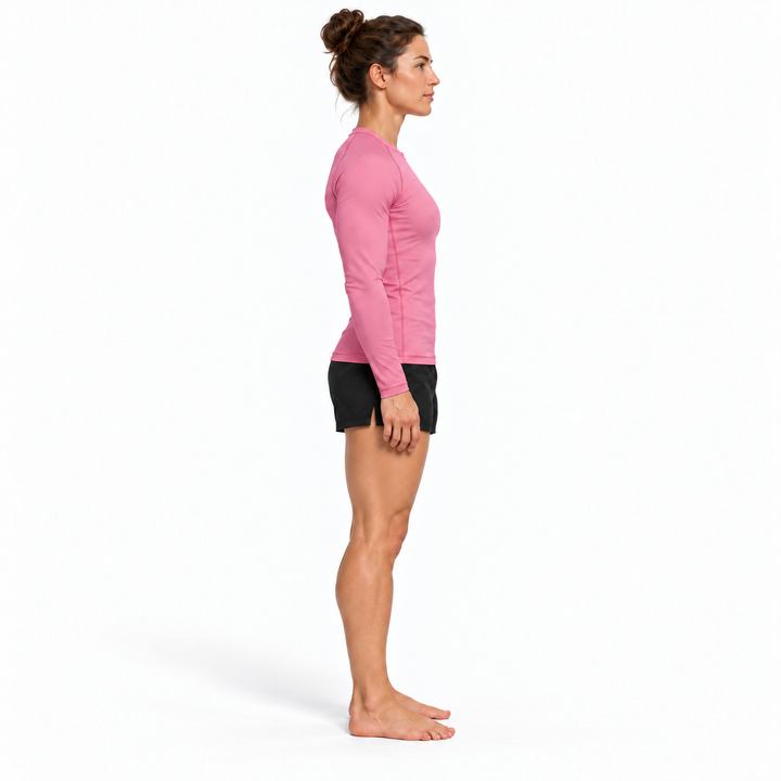 Bamboo Rashguard – Long Sleeve – Bloom Pink