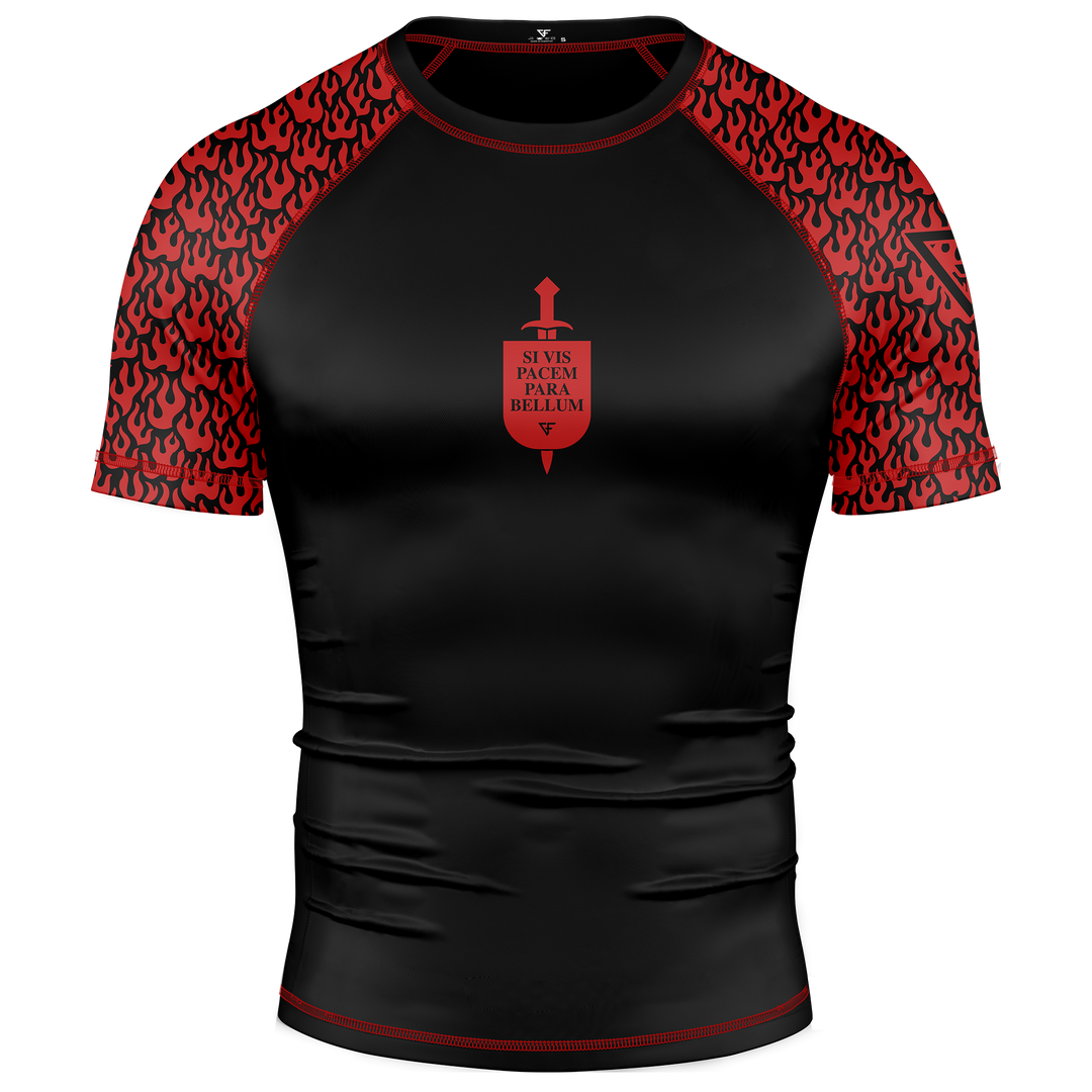 Jiu Jitsu Rashguard Ground Force Para Bellum