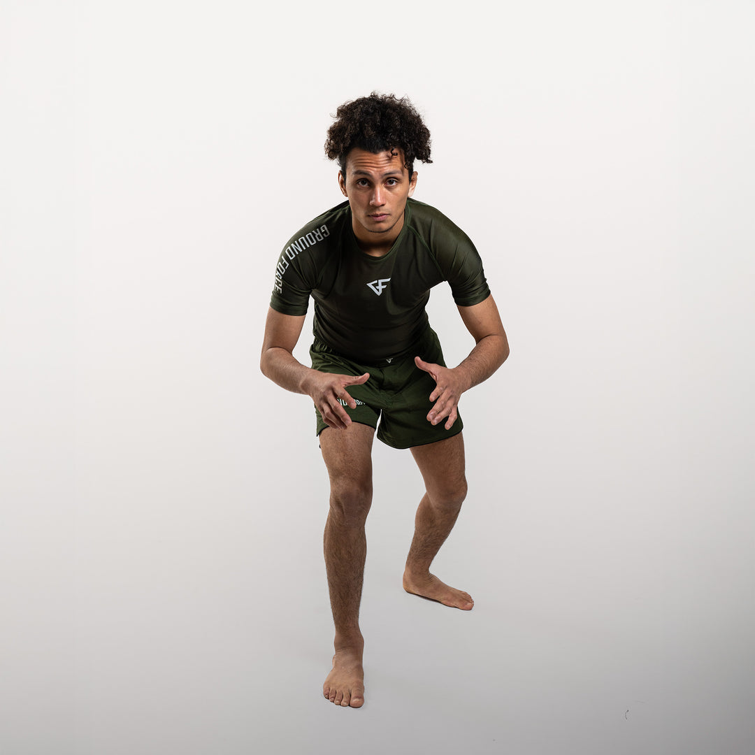 Aero Rashguard Military Green