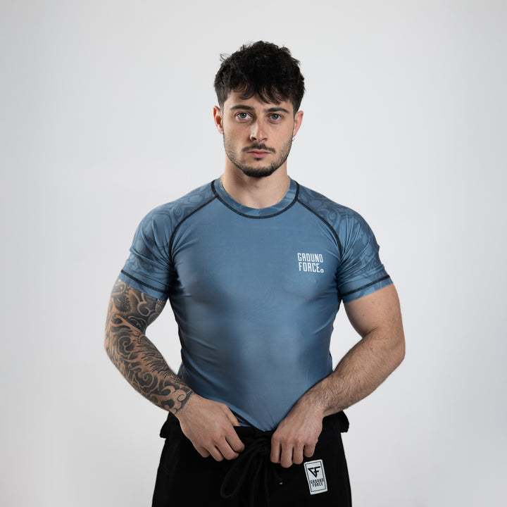 Wolf Rashguard Grey- Short Sleeve