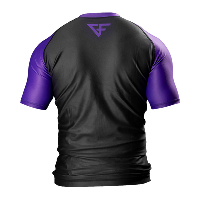 Rank Rashguard Short Sleeve Purple